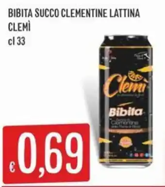Bibita Sacco Clementine Lattina CLEMÌ