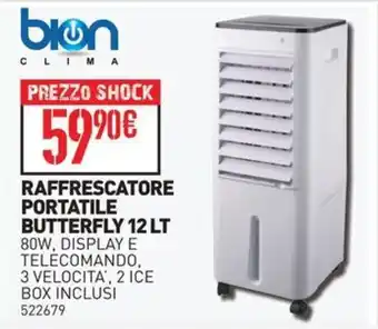 Bion CLIMA Raffrescatore Portatile Butterfly 12 LT
