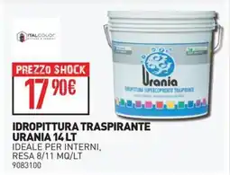 Ottimax IDROPITTURA TRASPIRANTE URANIA offerta