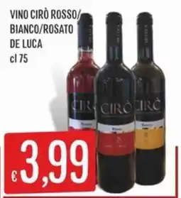 IperSisa Vino Cirò offerta