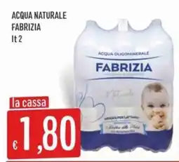 IperSisa Acqua naturale Fabrizia offerta