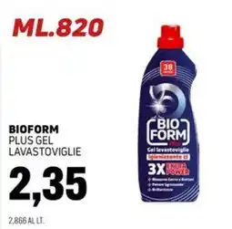 Emporio Amato BIOFORM PLUS GEL LAVASTOVIGLIE offerta