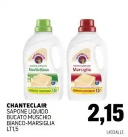 Emporio Amato CHANTECLAIR SAPONE LIQUIDO BUCATO MUSCHIO BIANCO-MARSIGLIA offerta