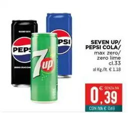 Altasfera SEVEN UP/PEPSI COLA/max zero/zero lime offerta