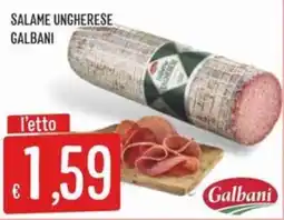 IperSisa Salame ungherese Galbani offerta
