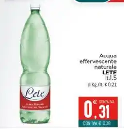 Altasfera Acqua effervescente naturale LETE offerta