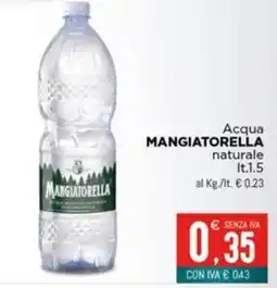 Altasfera Acqua MANGIATORELLA naturale offerta