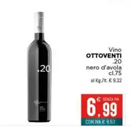Altasfera Vino OTTOVENTI .20 nero d'avola offerta