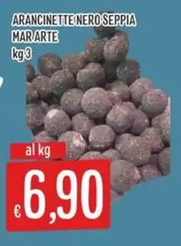 IperSisa Arancinette nero seppia Mar Arte offerta