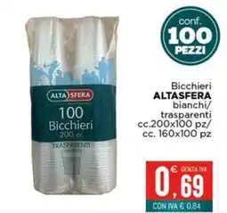 Altasfera Bicchieri ALTASFERA offerta