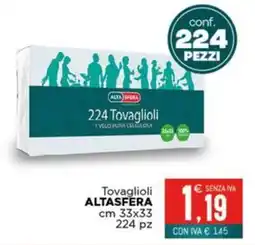 Altasfera Tovaglioli ALTASFERA offerta