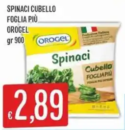 IperSisa Spinaci Cubello OROGEL offerta