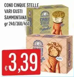 IperSisa Cono Cinque Stelle Sammontana offerta