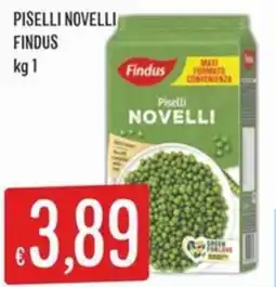 IperSisa Piselli Novelli Findus offerta
