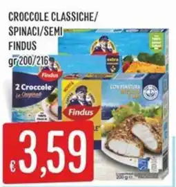 IperSisa Crocchette classiche/Spinaci/Semi Findus offerta