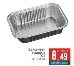 Altasfera Contenitori alluminio 104 offerta