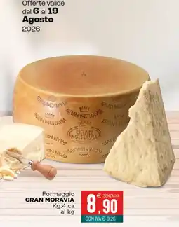 Altasfera Formaggio GRAN MORAVIA offerta