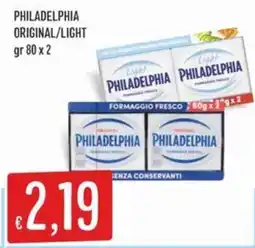 IperSisa PHILADELPHIA ORIGINAL/LIGHT offerta