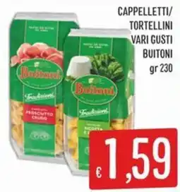IperSisa Cappelletti/Tortellini vari gusti Buitoni offerta