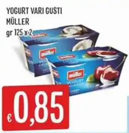 IperSisa Yogurt vari gusti Müller offerta