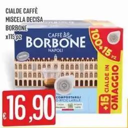IperSisa Cialde Caffè Miscela Decisa Borbone offerta