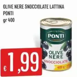 IperSisa Olive nere snocciolate Ponti offerta