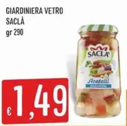 IperSisa Giardiniera Vetro Saclà offerta