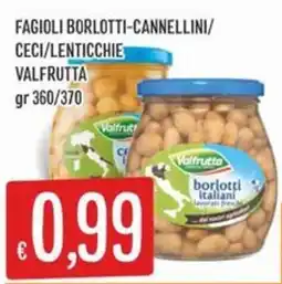 IperSisa Fagioli Borlotti-Cannellini/Ceci/Lenticchie Valfrutta offerta