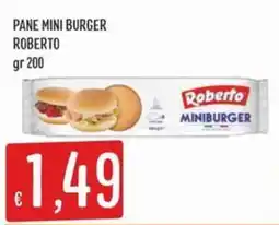 IperSisa PANE MINI BURGER ROBERTO offerta