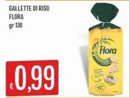 IperSisa Gallette di riso Flora offerta