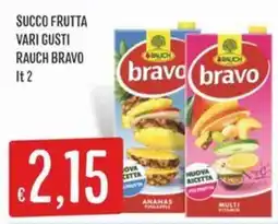 IperSisa Succo frutta vari gusti Rauch Bravo offerta
