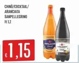 IperSisa CHINÒ/COCKTAIL/ARANCIATA SANPELLEGRINO offerta