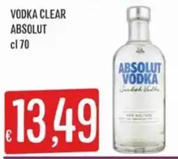 IperSisa VODKA CLEAR ABSOLUT offerta