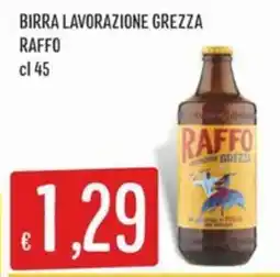 IperSisa Birra lavorazione grezza Raffo offerta