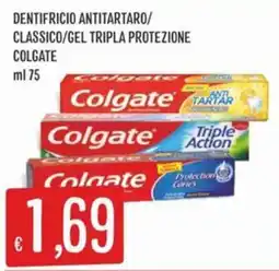 IperSisa DENTIFRICIO ANTITARTARO/CLASSICO/GEL TRIPLA PROTEZIONE COLGATE offerta