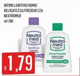 IperSisa INTIMO LENITIVO/UOMO/DELICATEZZA/FRESCHEZZA NEUTROMED offerta