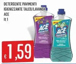 IperSisa Detergente Pavimenti Igienezzante Talco/Lavanda ACE offerta