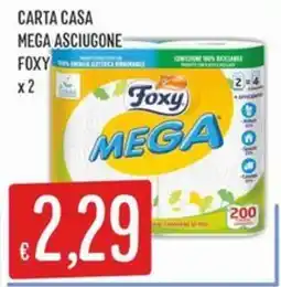 IperSisa Carta Casa Mega Asciugone Foxy offerta
