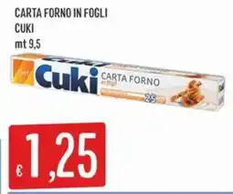IperSisa CARTA FORNO CUKI offerta