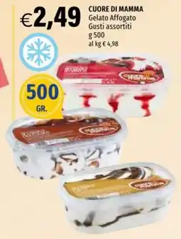 Hurrà CUORE DI MAMMA Gelato Affogato offerta