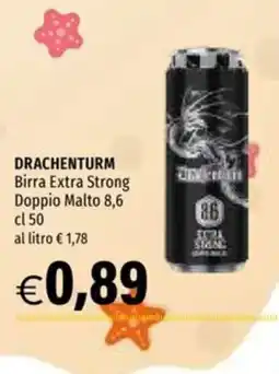 Hurrà DRACHENTURM Birra Extra Strong Doppio Malto 8,6 offerta