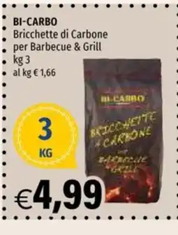 Hurrà BI-CARBO Bricchette di Carbone per Barbecue & Grill offerta