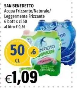 Hurrà SAN BENEDETTO Acqua Frizzante/Naturale/Leggermente Frizzante offerta