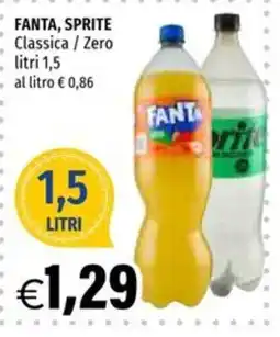 Hurrà FANTA, SPRITE Classica / Zero offerta