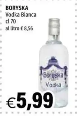 Hurrà Boryska Vodka Bianca offerta