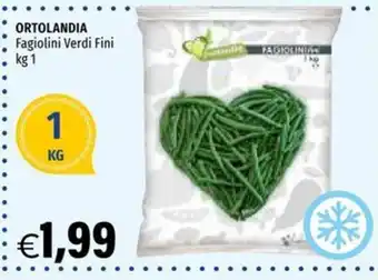 Hurrà ORTOLANDIA Fagiolini Verdi Fini offerta