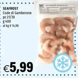 Hurrà SEAFOST Code di Gamberone offerta