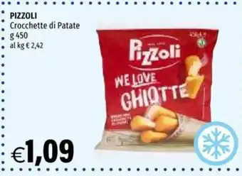 Hurrà PIZZOLI Crocchette di Patate offerta