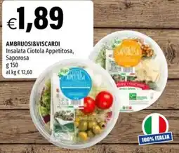 Hurrà AMBRUOSI&VISCARDI Insalata Ciotola Appetitosa, Saporosa offerta