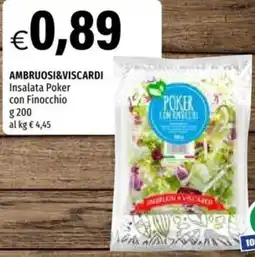 Hurrà AMBRUOSI&VISCARDI Insalata Poker con Finocchio offerta